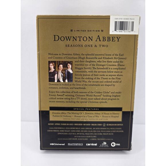 Downton Abbey Limited Edition DVD Box Set Seasons 1 & 2 - Picture 2 of 3